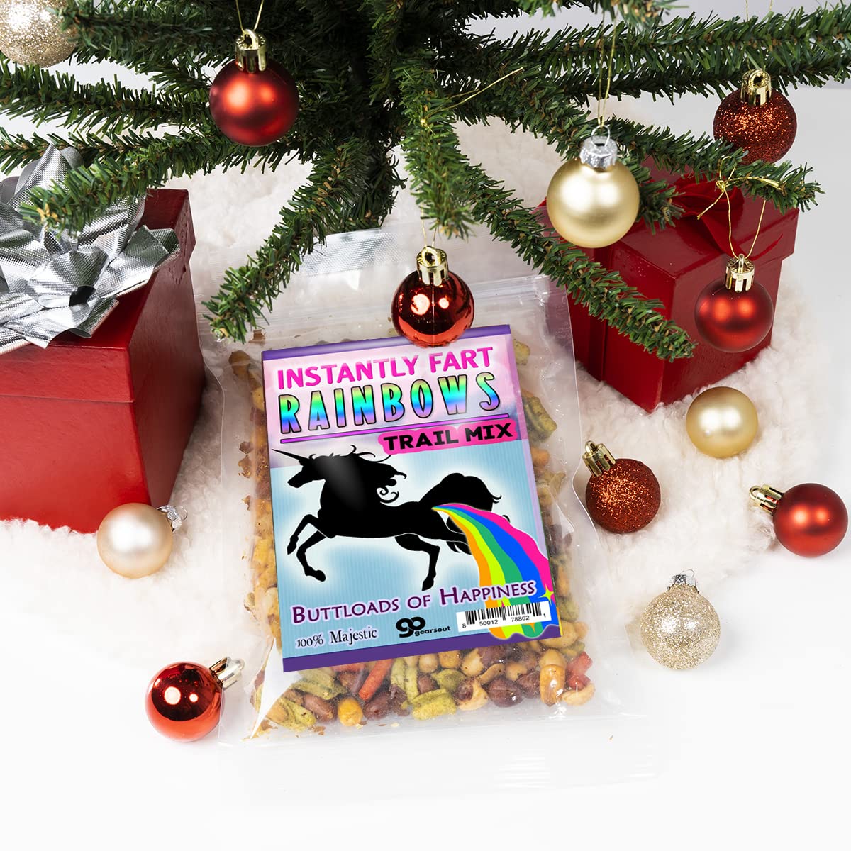 Instantly Fart Rainbows Trail Mix - Funny Unicorn Snack Gift for Kids & Adults | All-Natural American-Made Candy | Perfect for Birthday Parties, Prank Gifts & Office Treats