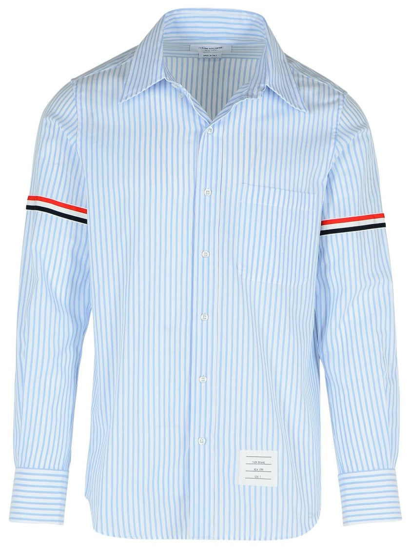 Light Blue Cotton Shirt with Comfortable Armband - Perfect for Casual Wear, Outdoor Activities & Everyday Fashion