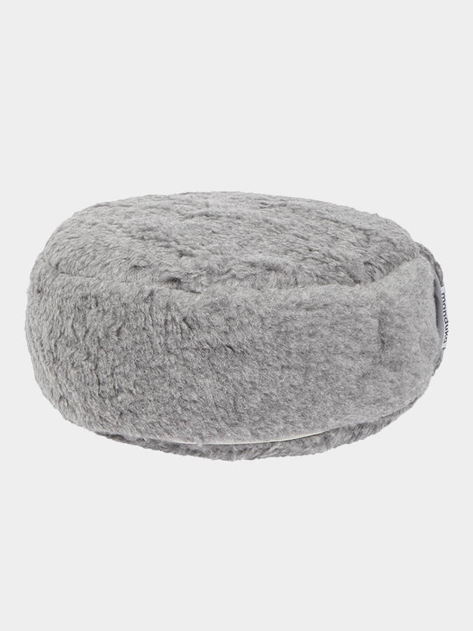 Manduka Premium Wool Meditation Cushion - Eco-Friendly Zafu Yoga Pillow for Comfortable Seated Meditation, Yoga & Mindfulness Practice at Home or Studio