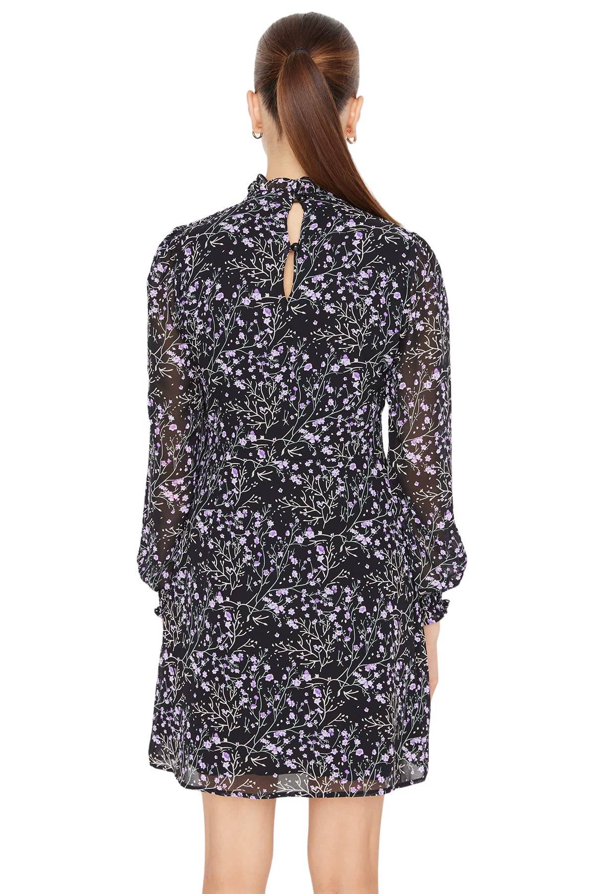 Trendyol Women's A-Line Black Dress - Elegant & Stylish for Parties, Weddings & Evening Events