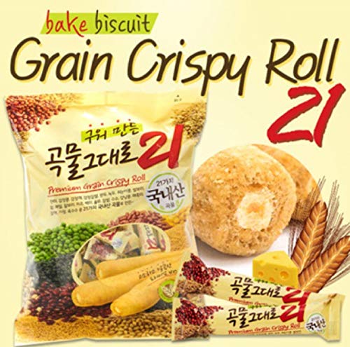 21 Flavors Cheese Stuffed Grain Crispy Roll Snacks - 180g (18 Sticks) | Crunchy Cereal Snack for Kids Lunch, Office Break & Healthy On-the-Go Treat