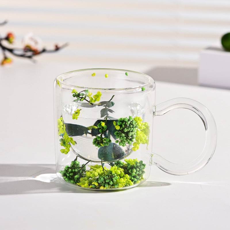 Orange Dried Flower Cup
