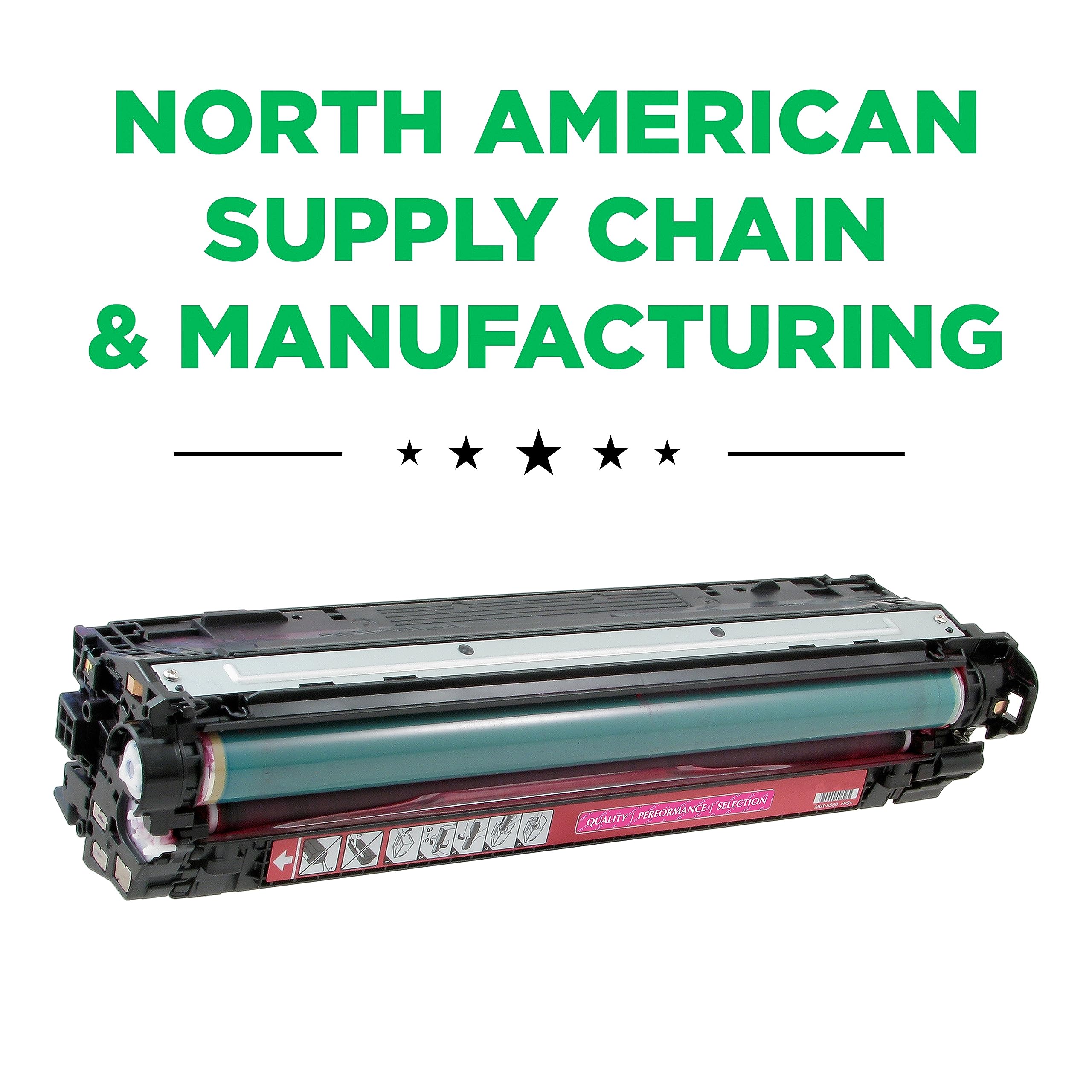 Clover Remanufactured Magenta Toner Cartridge Replacement for HP CE743A (HP 307A) | High-Yield Printing | Ideal for Home Office & Small Business Use
