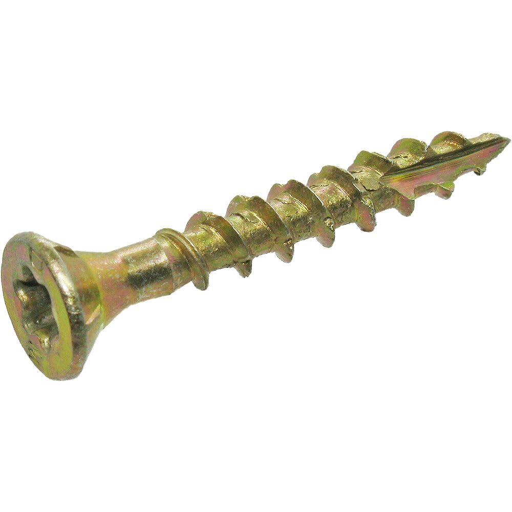 Grip Rite Prime Guard 114GCS1 T25 Star Drive Construction Screws with Type 17 Tip, 8 x 1-1/4 Inch, 1-Pound Box - Ideal for Framing, Decking, and Outdoor Projects