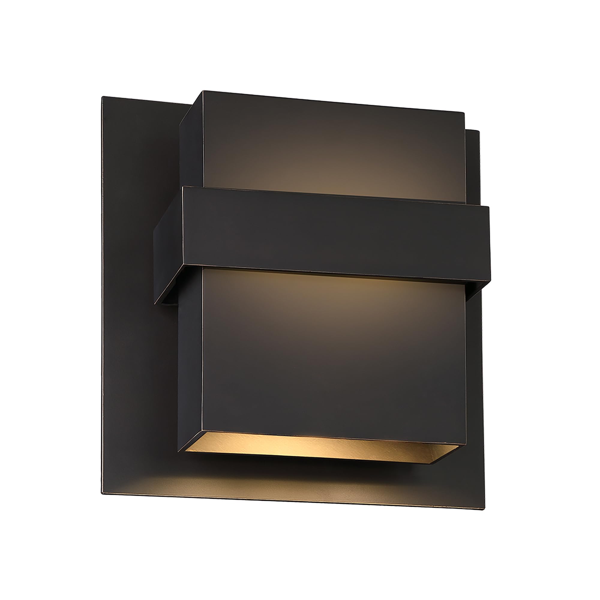 Modern Forms Pandora 11-inch LED Wall Light - Indoor/Outdoor Use - 3000K Warm White - Oil Rubbed Bronze Finish - Perfect for Porch, Patio, Garage & Entryway Lighting