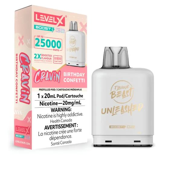 Birthday Confetti Flavor Beast Unleashed Level X Boost G2 - Perfect for Birthday Parties, Celebrations & Special Events