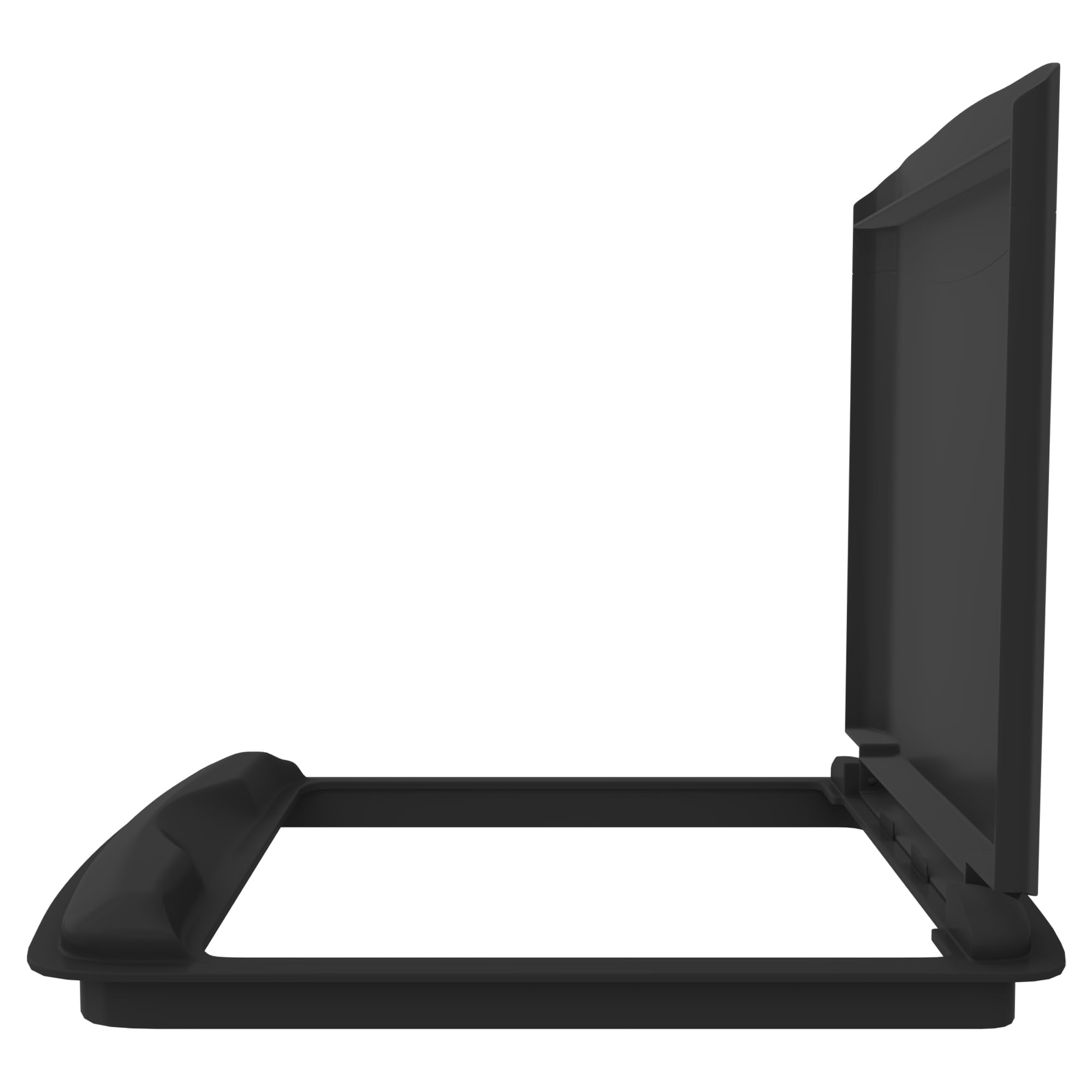 Rev-A-Shelf 50 Qt Under Sink Trash Can Lid - Black Plastic Replacement Garbage Bin Cover for Kitchen & Bathroom Cabinets | Fits Base Cabinet Storage, RV-50-LID-18-1-40 | Perfect for Home, RV & Office Organization
