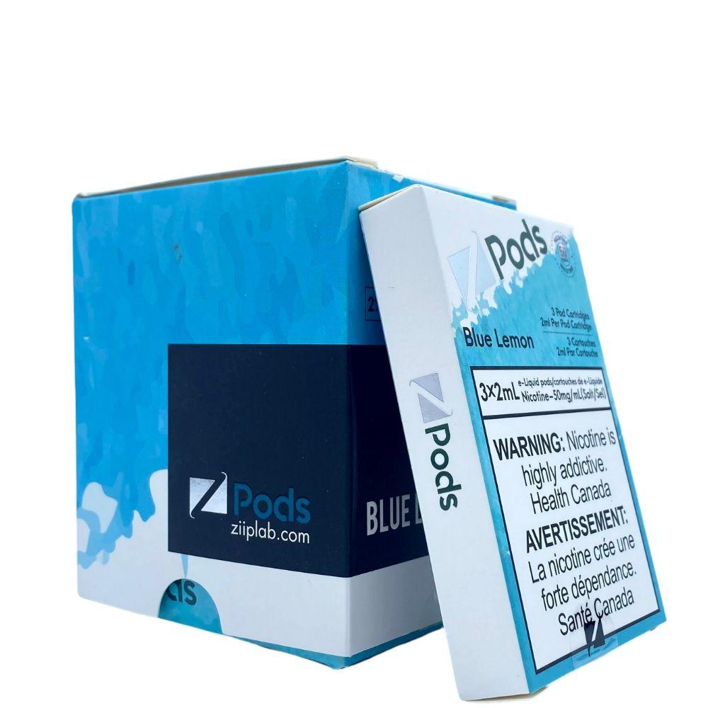 Blue Lemon Z Pods - Premium Vape Pods for Smooth & Flavorful Experience | Perfect for On-the-Go Vaping & Relaxation