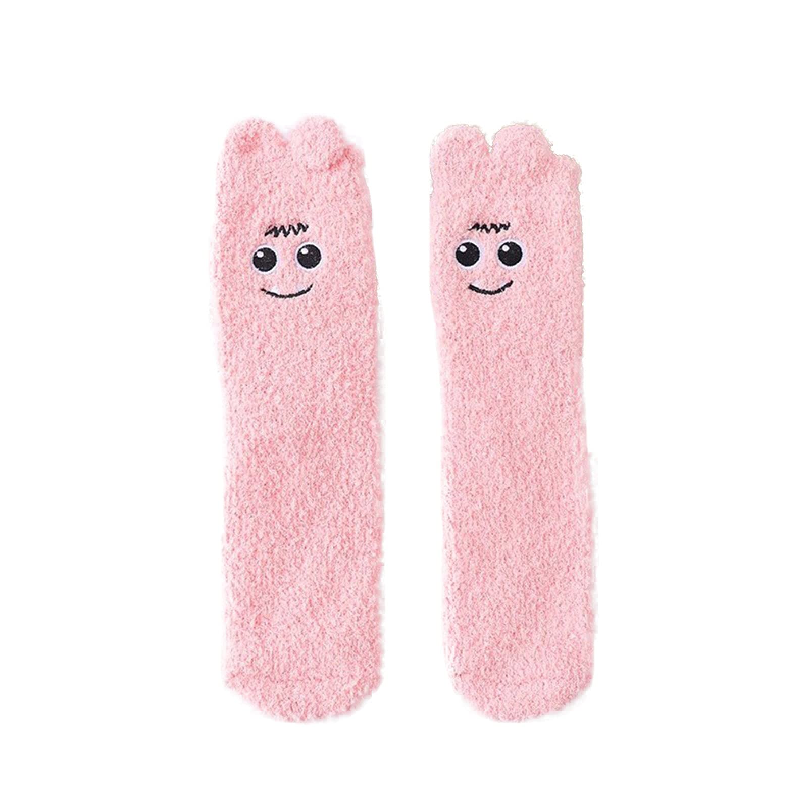 Cozy Women's Winter Fuzzy Socks - Soft Coral Fleece Thermal Slipper Socks for Sleeping, Home & Indoor Use - Perfect for Cold Weather, Lounging and Gift Giving