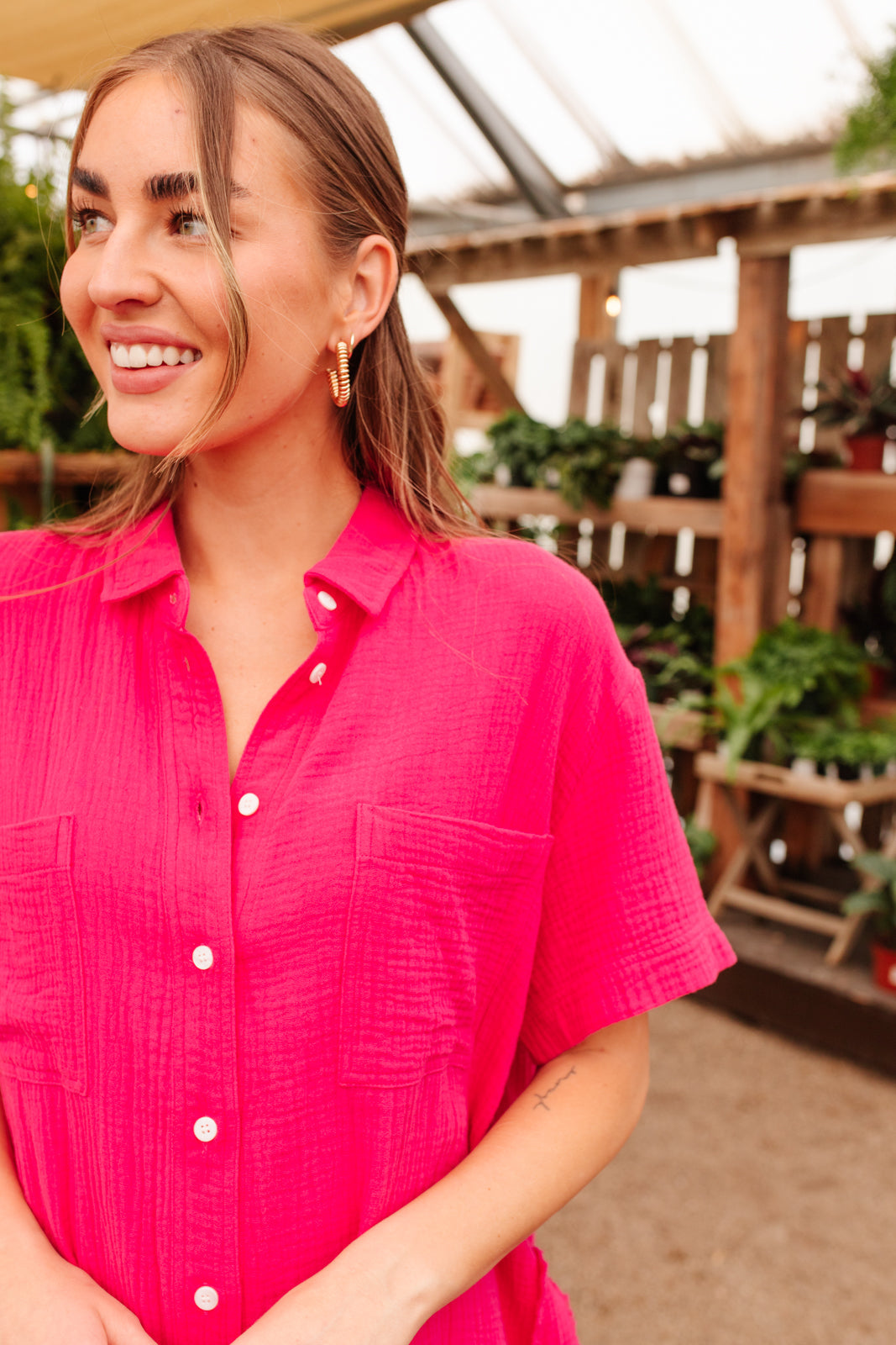 Stylish Lively Spirit Button Up Shirt for Men & Women - Casual Wear, Office Outfits & Date Night Looks