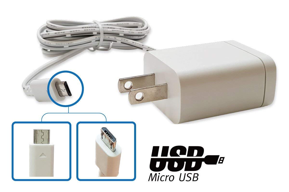 Eufy & VAVA Baby Monitor Charger Replacement - 6ft Long Power Cord for Camera & Screen (Compatible with Eufy Baby Monitor & VAVA Camera) - Perfect for Nursery, Bedroom & Travel Use