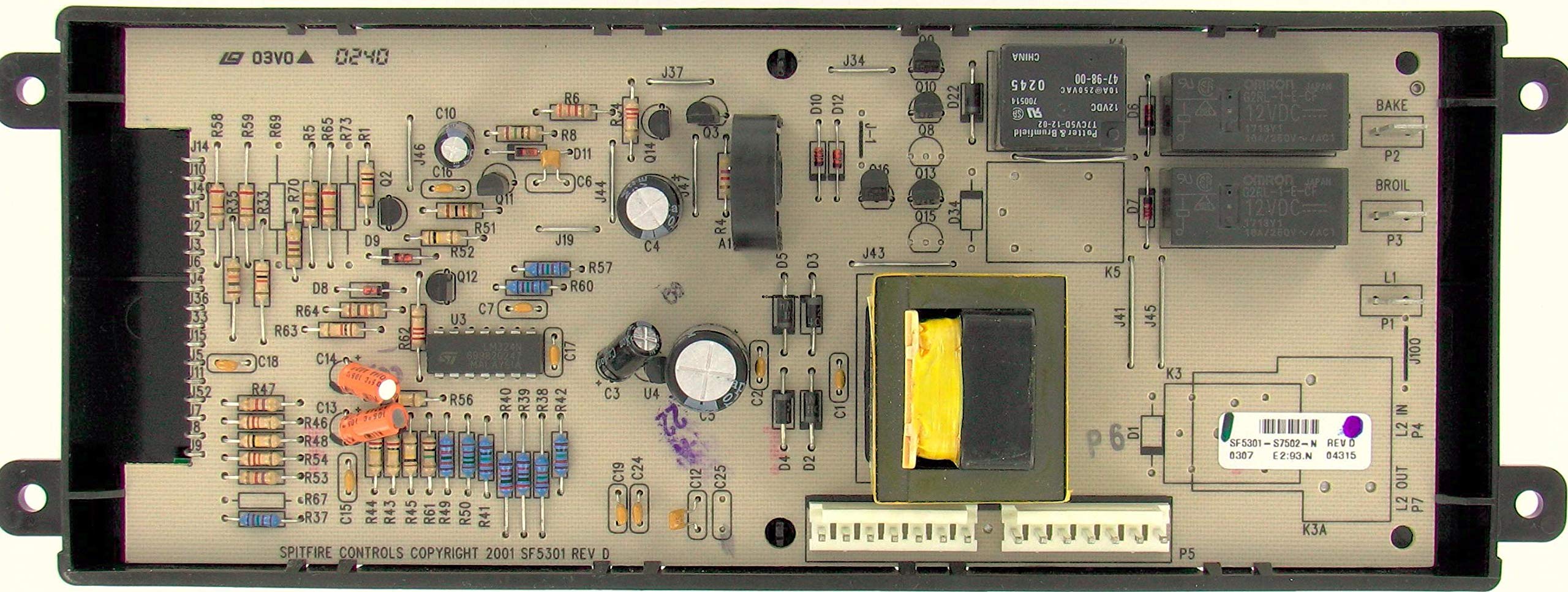 CoreCentric Remanufactured Range Oven Control Board Replacement for Frigidaire 318184400 - Compatible with Electric Stoves & Ovens - Perfect for Home Kitchen Appliance Repair