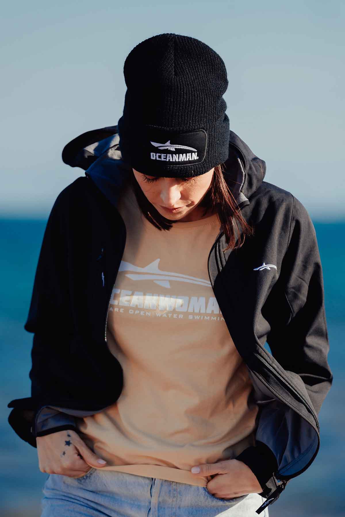 Black Icon Beanie - Stylish Winter Hat for Men & Women - Perfect for Outdoor Activities, Sports, and Cold Weather Fashion