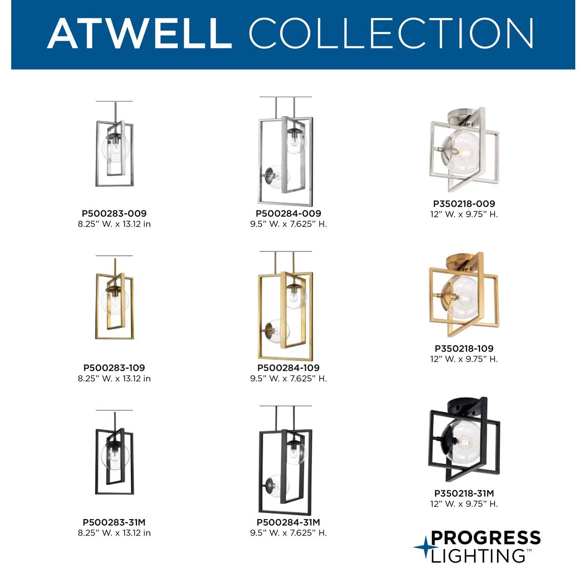 Atwell Collection 2-Light Clear Glass Luxe Pendant Light Fixture in Brushed Bronze - Modern Dining Room & Kitchen Island Lighting