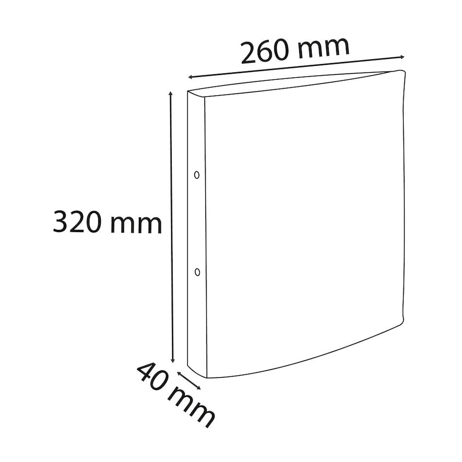 Exacompta Eterneco 2-Ring A4 Binder - Durable Ring Binder for School, Office & Home Organization - Perfect for Documents, Reports & Presentations