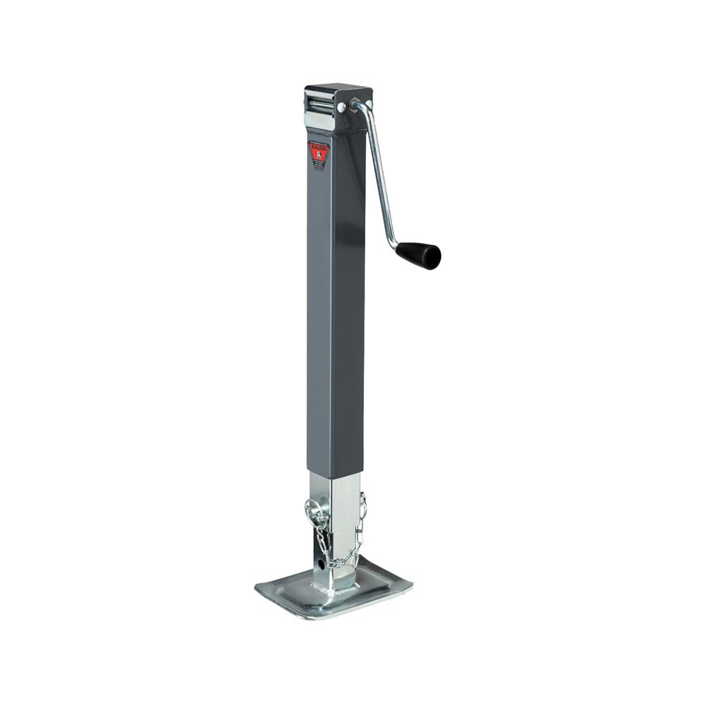 Bulldog 190754 Square Trailer Jack - 8,000 lbs Capacity, Weld-On, Sidewind, No Mount, 15