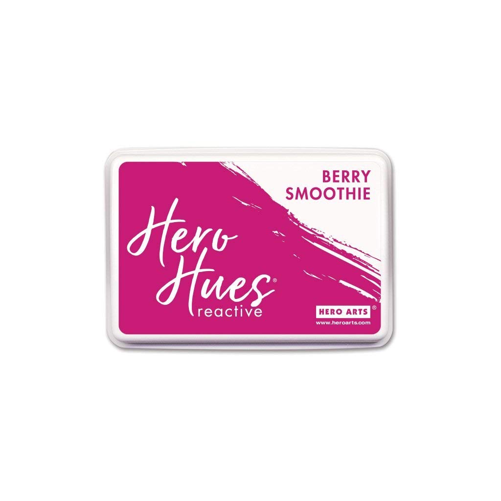 Hero Arts AF430 Berry Smoothie Reactive Ink Pad - Acid-Free, Fast-Drying for Card Making, Scrapbooking & DIY Crafts