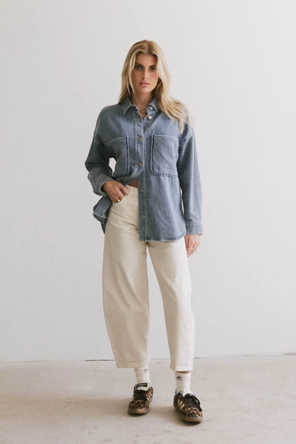 Lex Barrel Jeans in Ivory - High Waist Distressed Denim Pants for Women | Perfect for Casual Outfits, Date Nights & Street Style Looks (Final Sale)