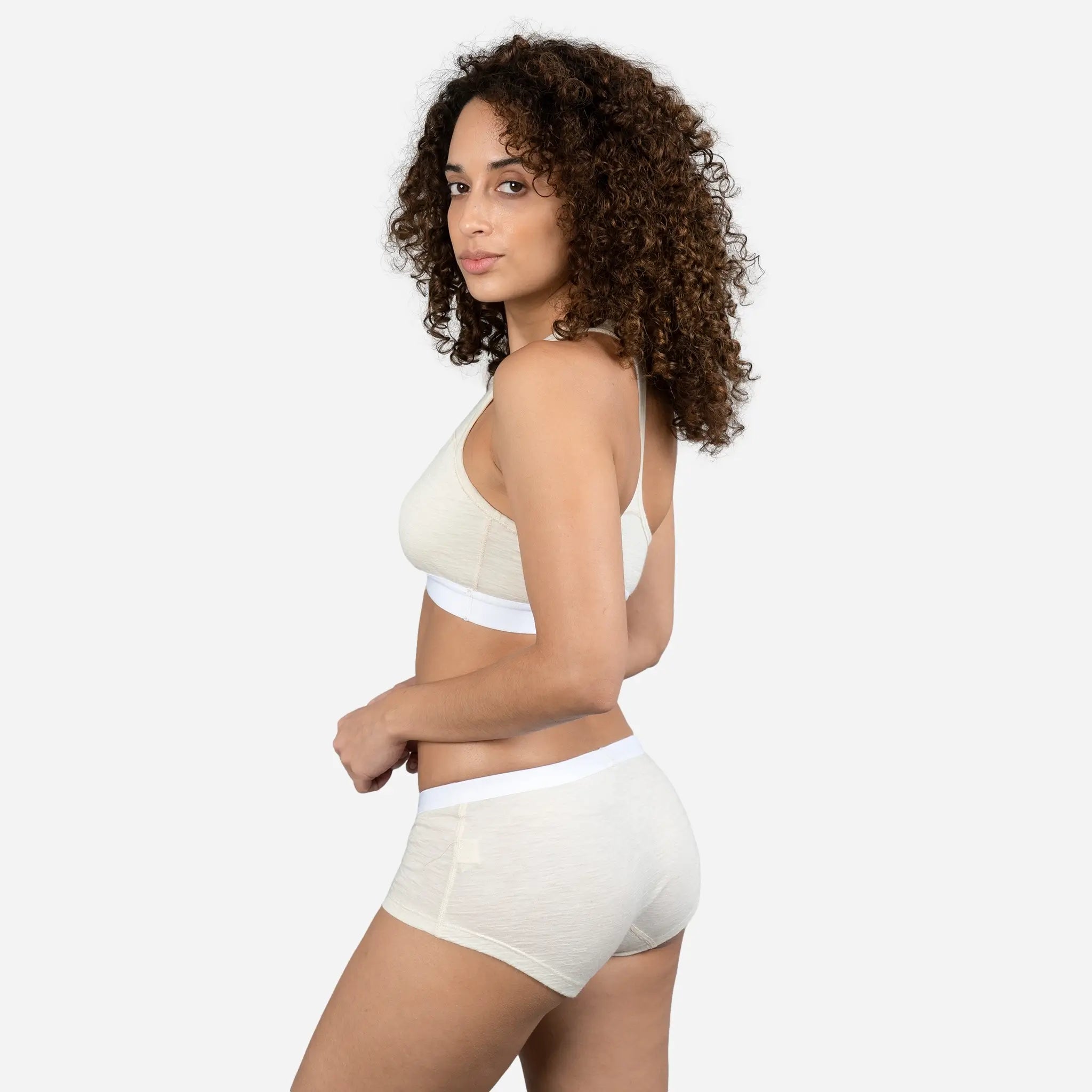 Ultralight Women's Alpaca Wool Sports Bra - 160 GSM - Perfect for Yoga, Running & Outdoor Activities