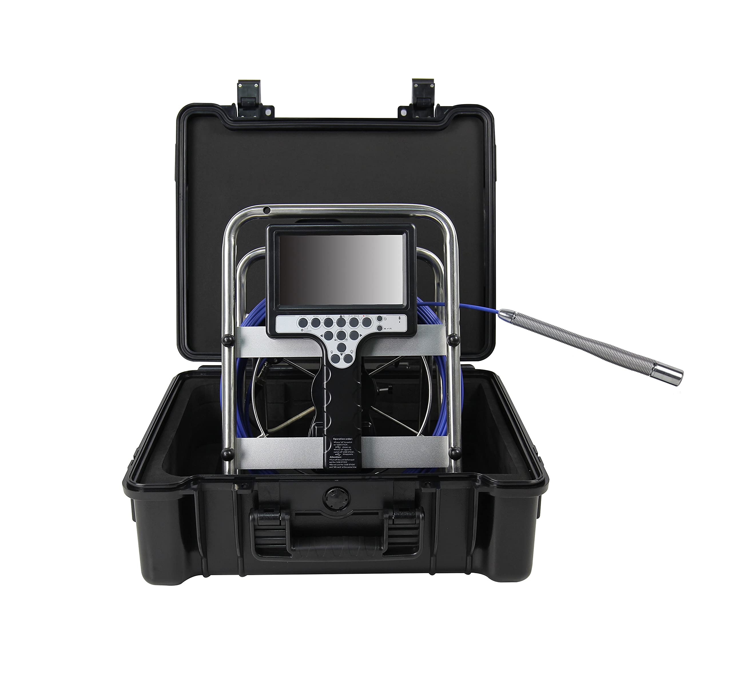 Vividia VS-22330plus 512Hz Self-Leveling Sewer Inspection Camera with 7