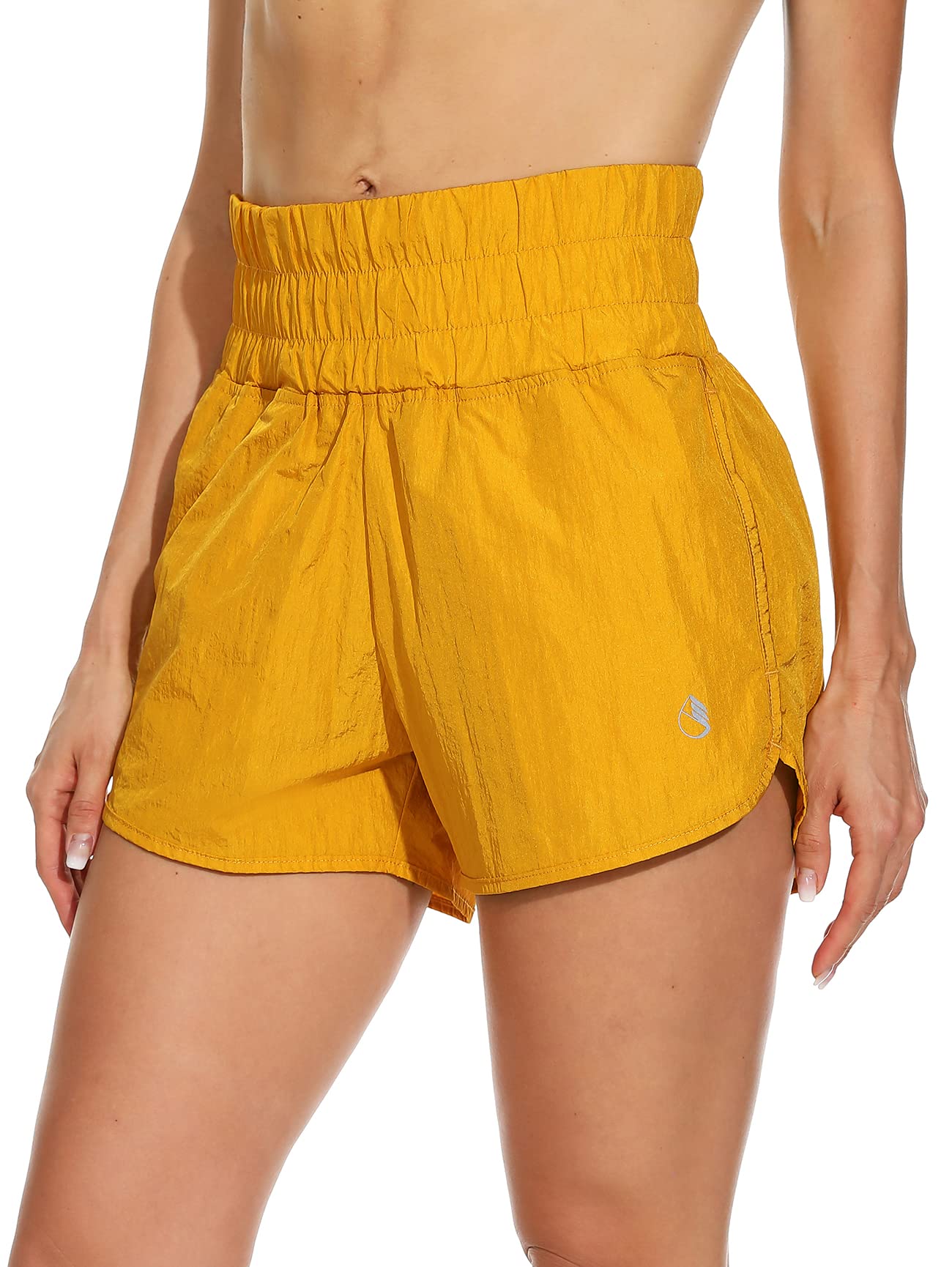 Icyzone Women's High Waisted Workout Shorts - 3 Inch Gym Running Jogging Yoga Athletic Shorts | Perfect for Training, Fitness & Active Lifestyle