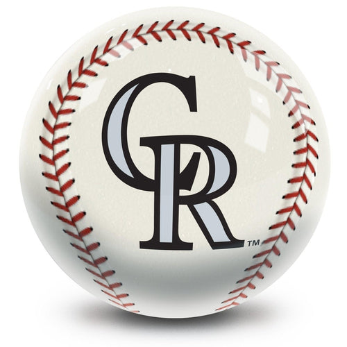 MLB Colorado Rockies Official Licensed Bowling Ball - Perfect for Baseball Fans & Bowling Enthusiasts - Great for Game Nights, Sports Bars, and Themed Parties
