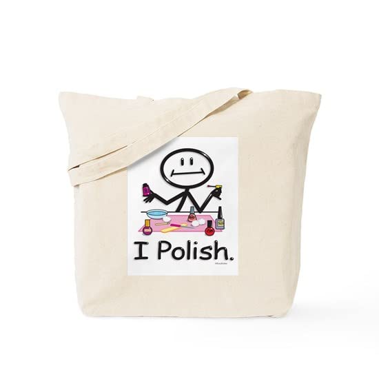 Stylish Natural Canvas Tote Bag for Manicurists - Reusable Eco-Friendly Shopping & Work Bag | Perfect for Salon Professionals, Nail Techs & Beauty Essentials Storage