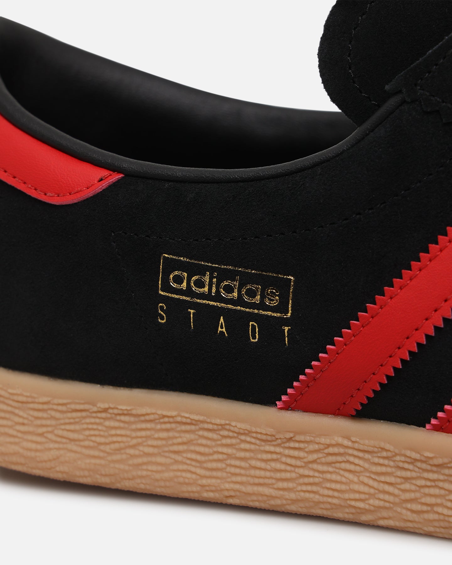 Adidas Stadt Black/Red Sneakers - Men's Running Shoes for Casual Wear & Gym Training - Comfortable & Stylish for Daily Use