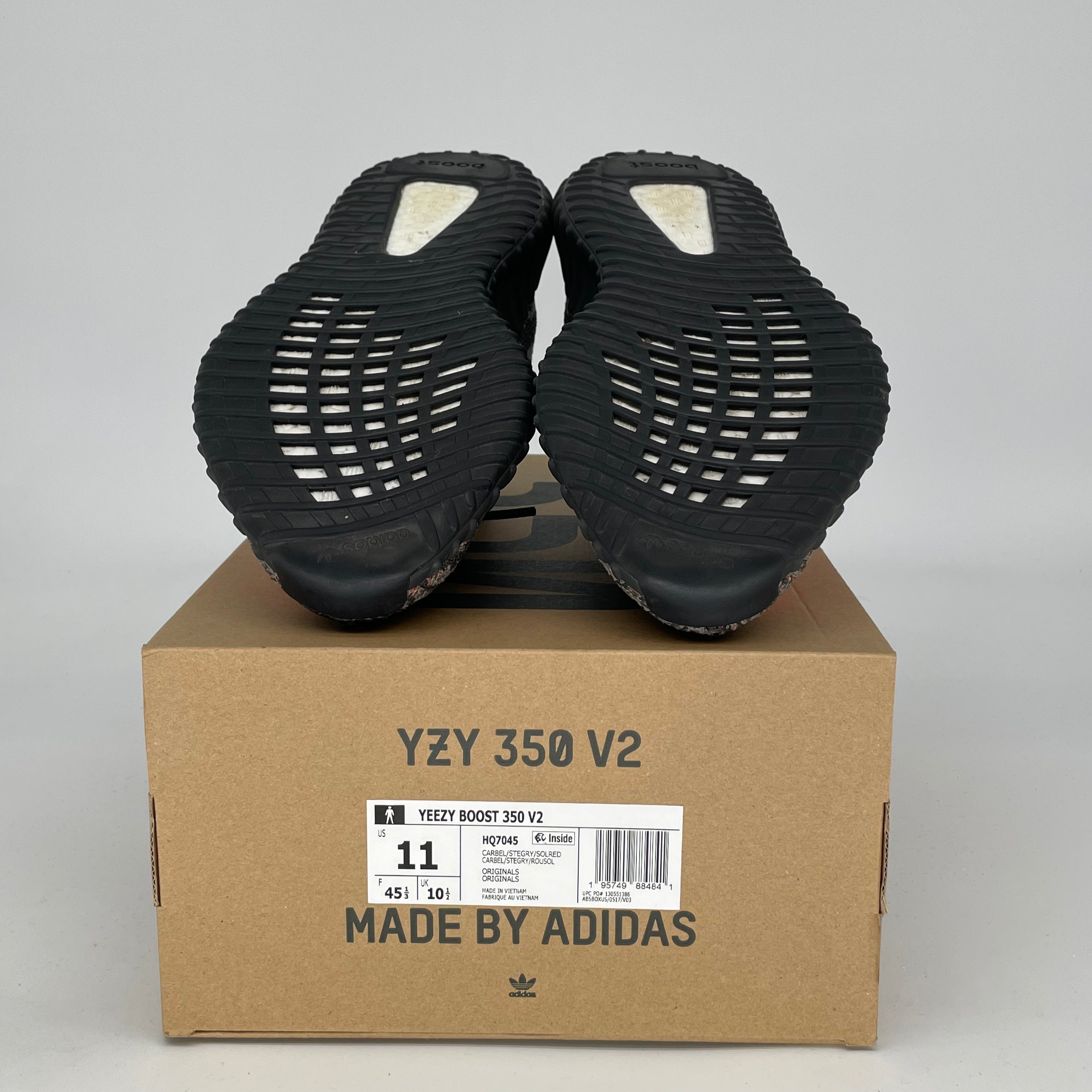 Adidas Yeezy Boost 350 V2 Carbon Beluga - Men's Size 11 & Women's Size 12.5 (HQ7045) | Comfortable Running Shoes for Gym, Jogging & Casual Wear