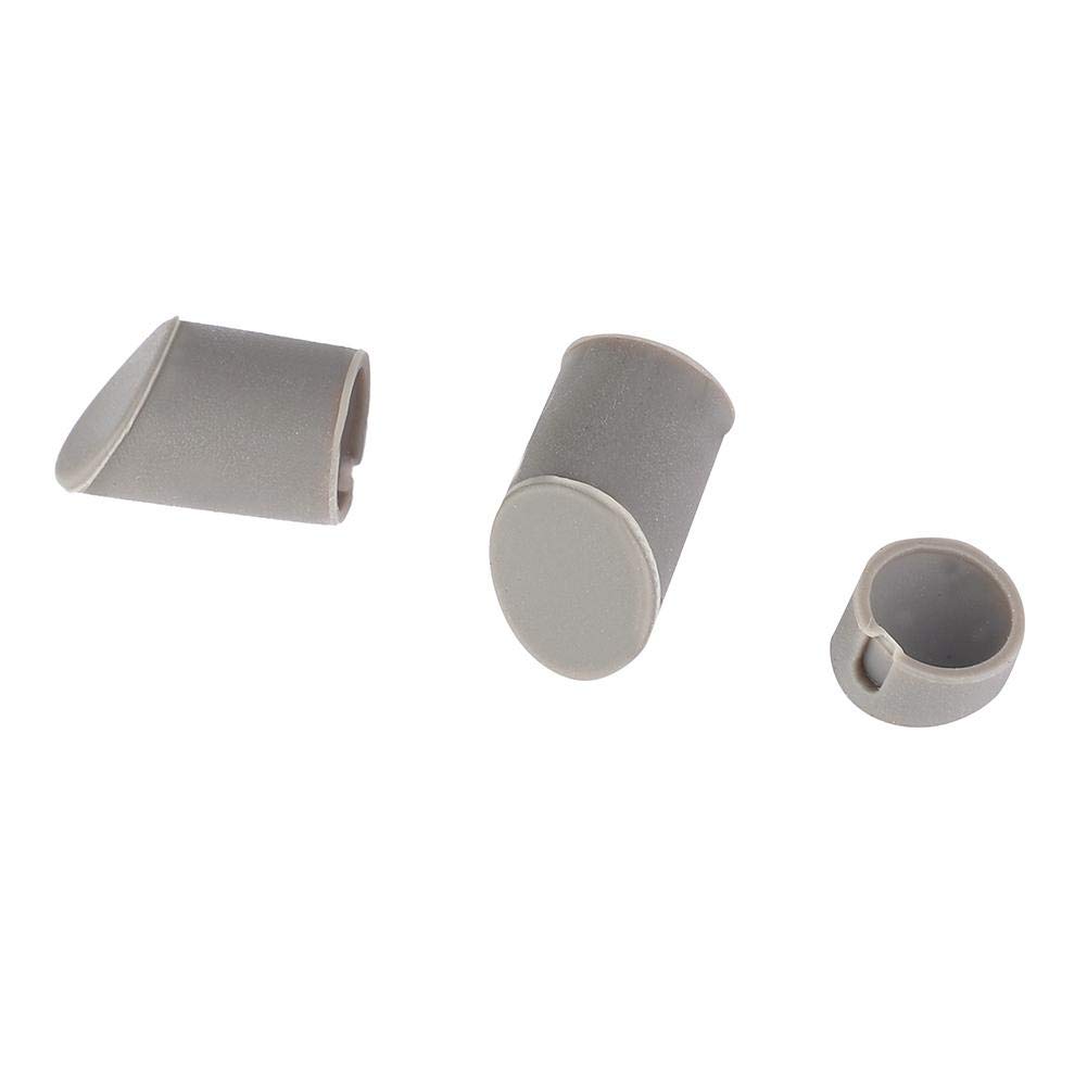 3Pcs Eco-Friendly Rubber Rear Plug for Xiaomi M365 Electric Scooter - Durable Screw Cover Accessories for Commuting & Urban Travel