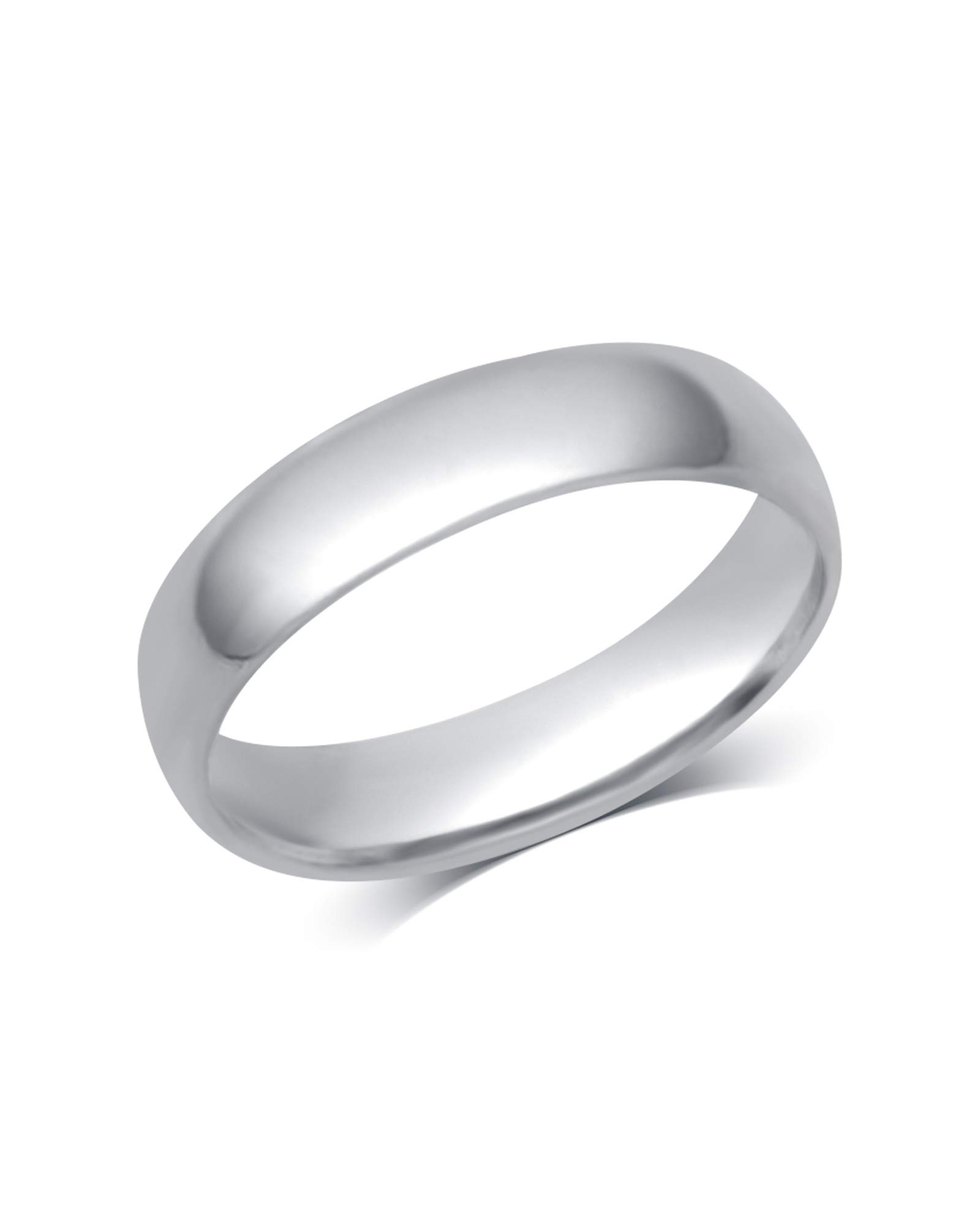 10K Solid Gold Comfort Fit Wedding Band - 2MM to 8MM High Polished Unisex Ring for Men & Women | White Gold & Yellow Gold Options | Perfect for Anniversaries, Engagements & Gifts | Includes Luxury Gift Box