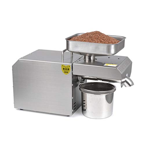 Commercial Hot & Cold Oil Press Machine - High Extraction Rate for Peanut, Sesame, Almond & More - Perfect for Home Kitchens, Restaurants & Small Businesses