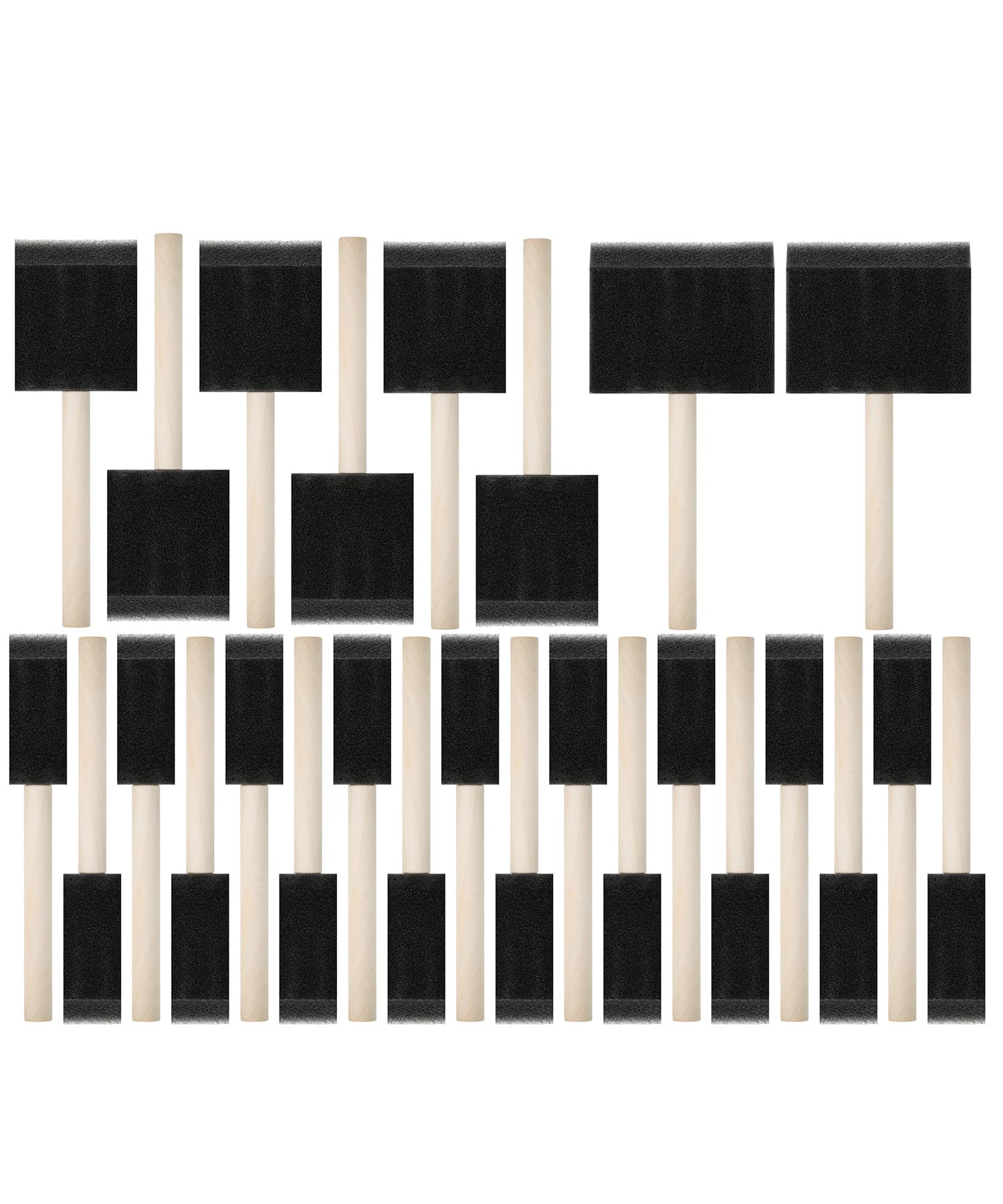 Bates Foam Paint Brushes Set - 1