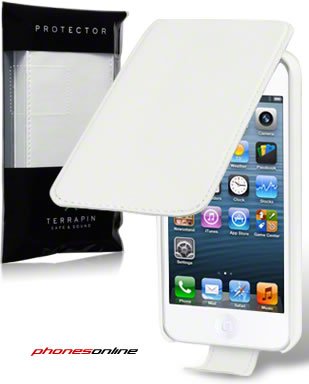 Apple iPhone 5 / 5S / SE Flip Cover Case - Premium White Leather Wallet Protective Phone Case for Women & Men - Perfect for Work, Travel & Daily Use