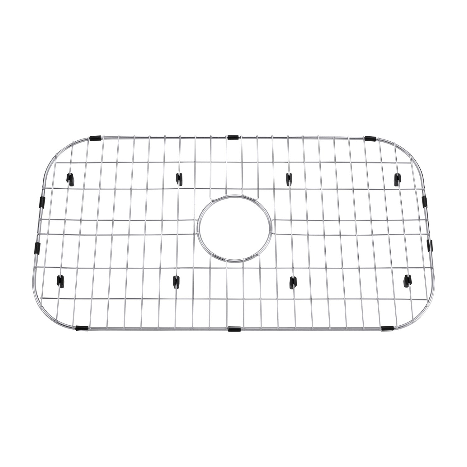 Stainless Steel Kitchen Sink Grid with Chrome Finish - 27.75