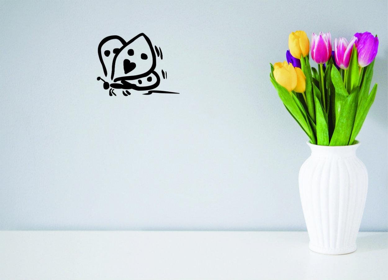 Butterfly Wall Decal - 16x16 Inch Peel & Stick Removable Home Decor Sticker for Nursery, Bedroom & Living Room Wall Art