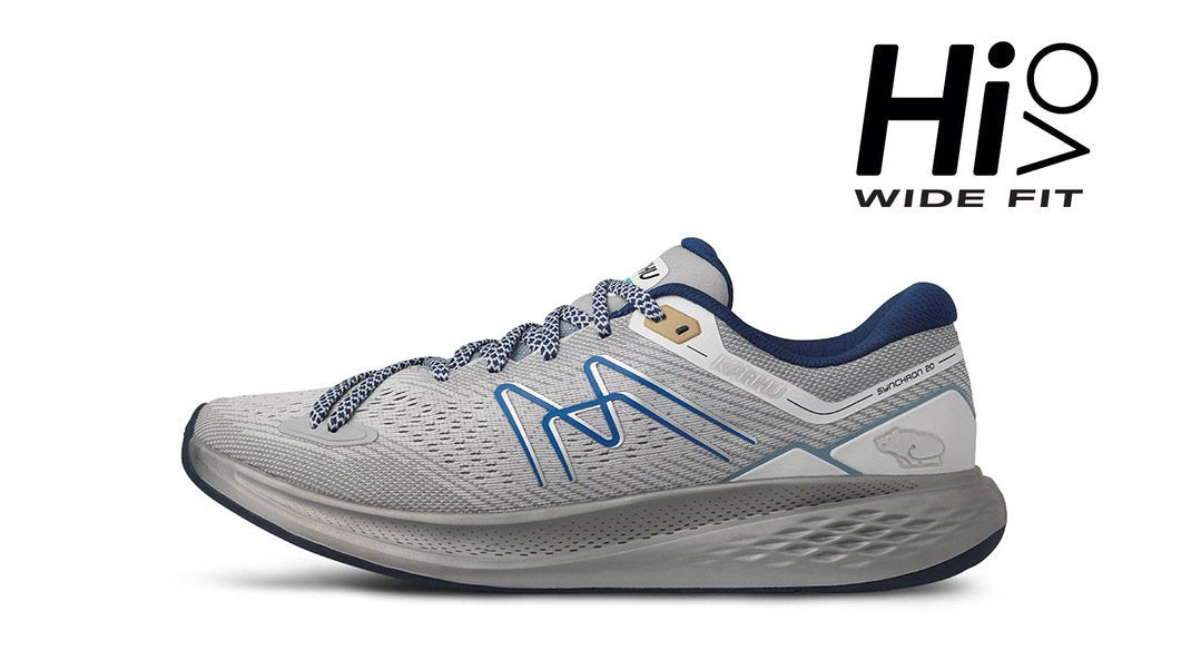 Men's Synchron 2.0 HIVO Running Shoes - Glacier Grey/Sky Diver - Lightweight Athletic Sneakers for Jogging, Gym Workouts & Outdoor Activities