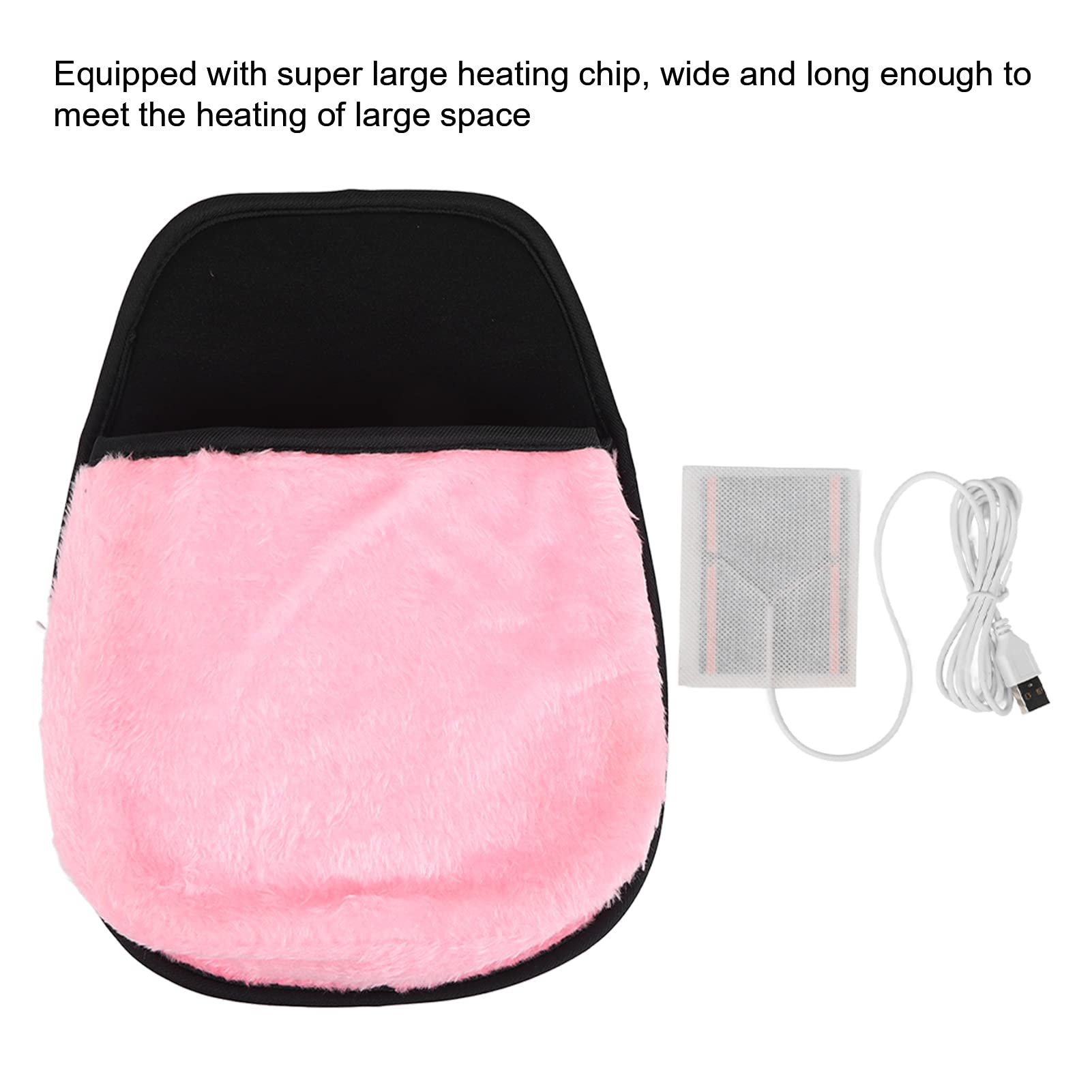 USB Heated Hand Warmer Pad - Electric Warming Mouse Pad for Office & Home Use - Soft Desk Accessory for Cold Hands - Perfect for Typing, Gaming & Winter Work Comfort