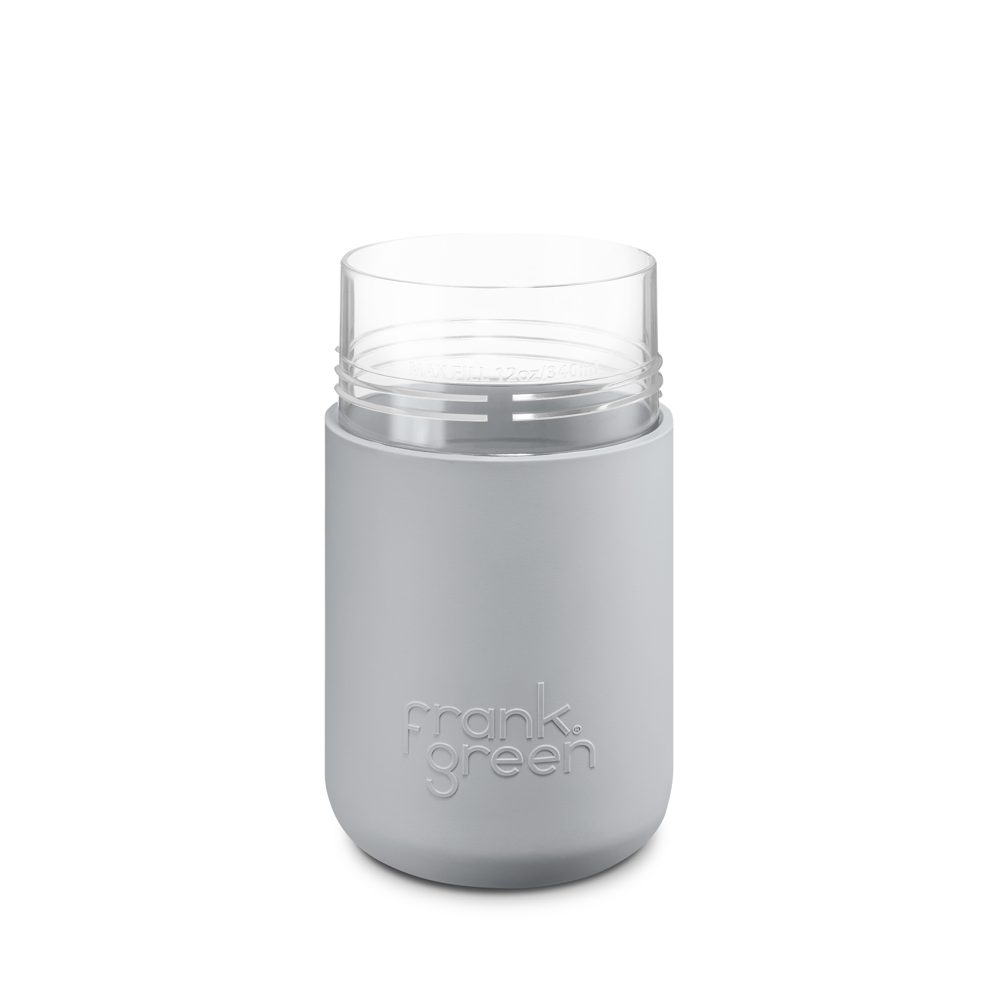 12oz (340ml) Original Reusable Cup Base - Durable & Eco-Friendly Coffee Mug for Home, Office, Travel & Outdoor Activities