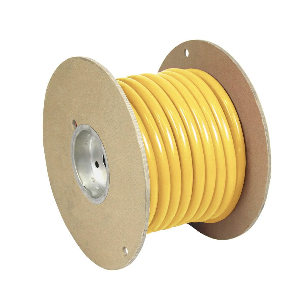 Premium Pacer Black 1/0 AWG Battery Cable - 50 Feet Heavy Duty Copper Wire for Car Audio, Solar Power & Marine Applications