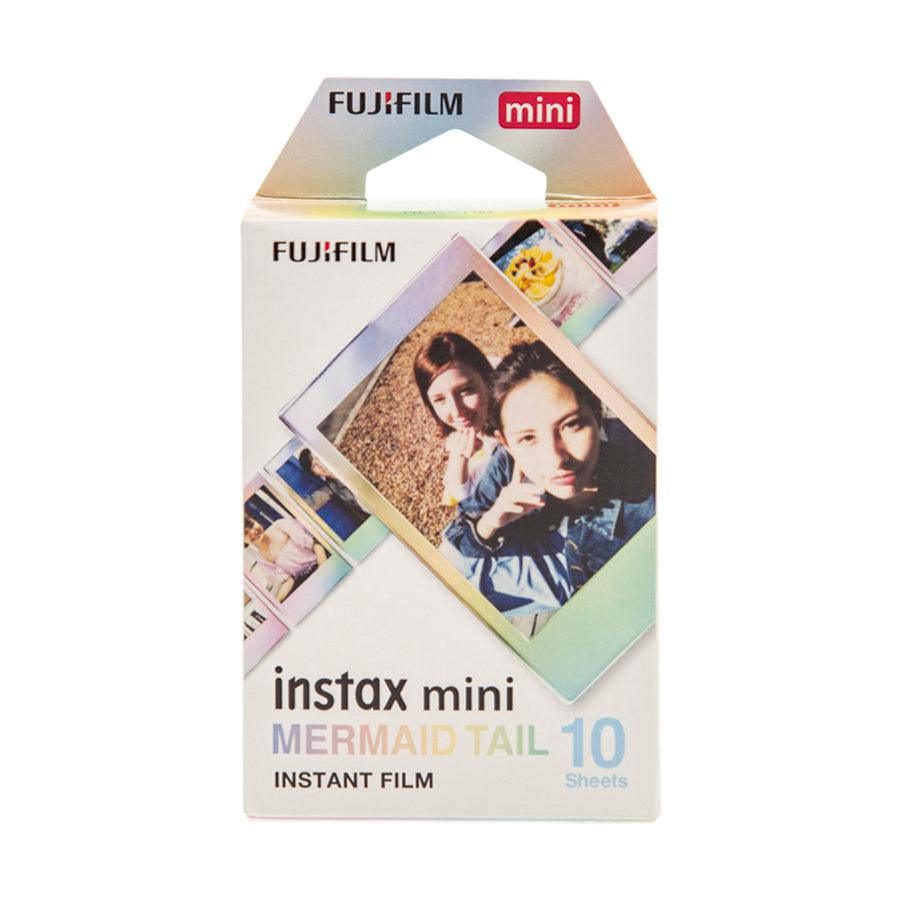 FUJIFILM Instax Mini Instant Film - Mermaid Tail Design (10 Sheets) for Instant Cameras - Perfect for Parties, Travel & Photo Albums
