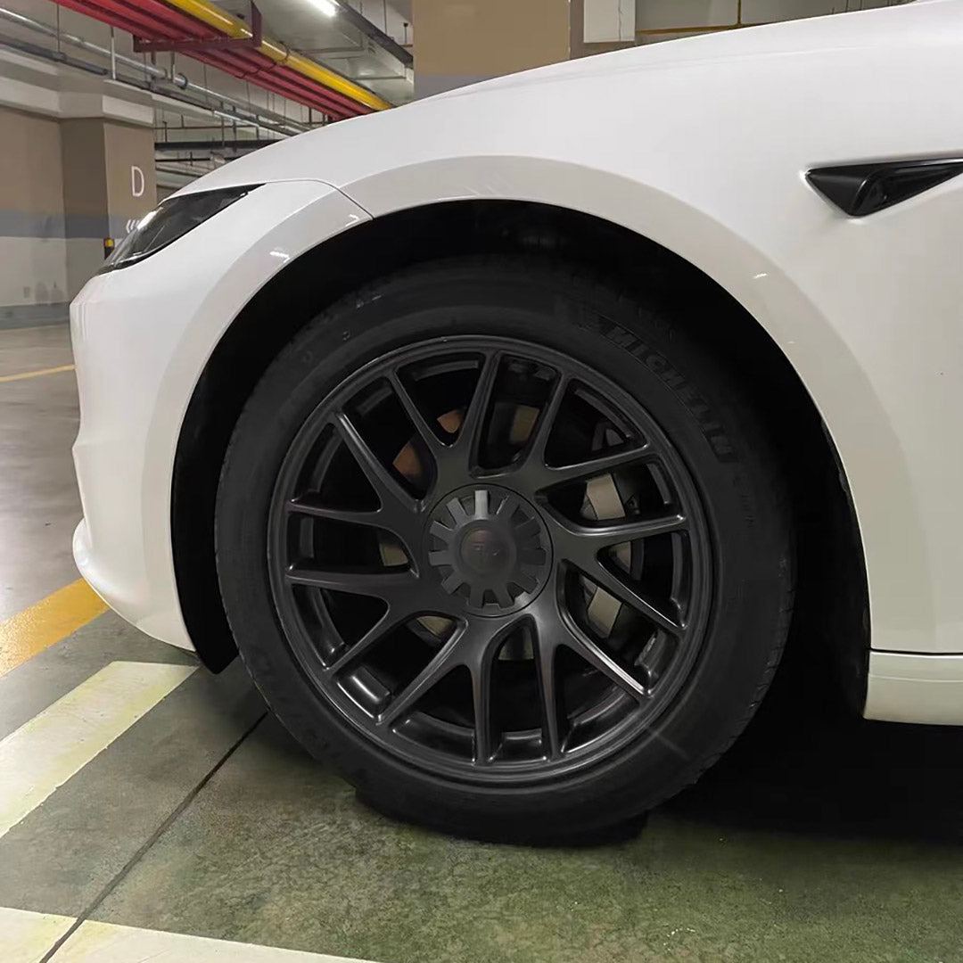 2024+ Tesla Model 3 18 Inch Photon Wheels Center Hub Caps - Gen 1.0 Replacement Parts for Enhanced Wheel Protection & Style | Perfect for Daily Commuting & Road Trips