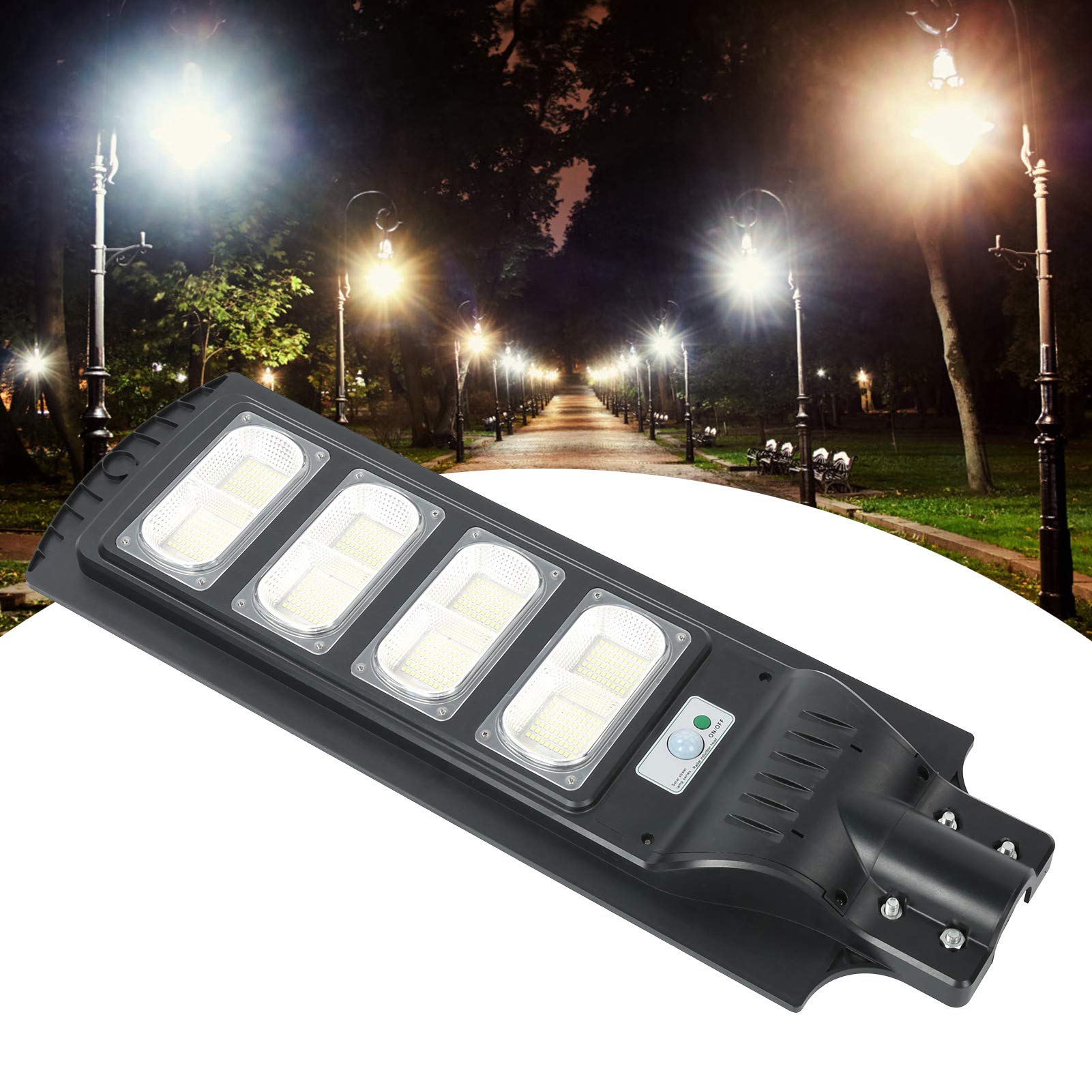230W Solar Street Lamp with 560 LED Lights - Outdoor Solar Powered Lighting for Parks, Squares, and Pathways | Energy-Efficient Landscape Lighting Solution