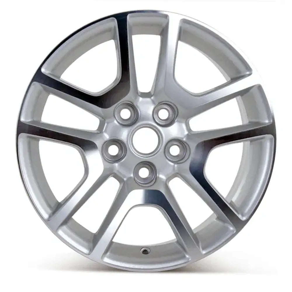 17 Inch Chevy Malibu Wheel Replacement 2013-2016 - Machined Silver Replica Rim 5559 9598668 | Perfect for Car Upgrades & Customization