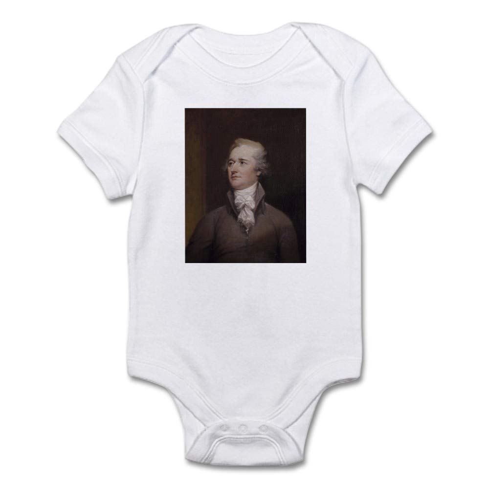 Alexander Hamilton Baby Bodysuit - Cute American History Onesie for Infants & Toddlers - Perfect for 4th of July, Halloween & Family Photo Shoots