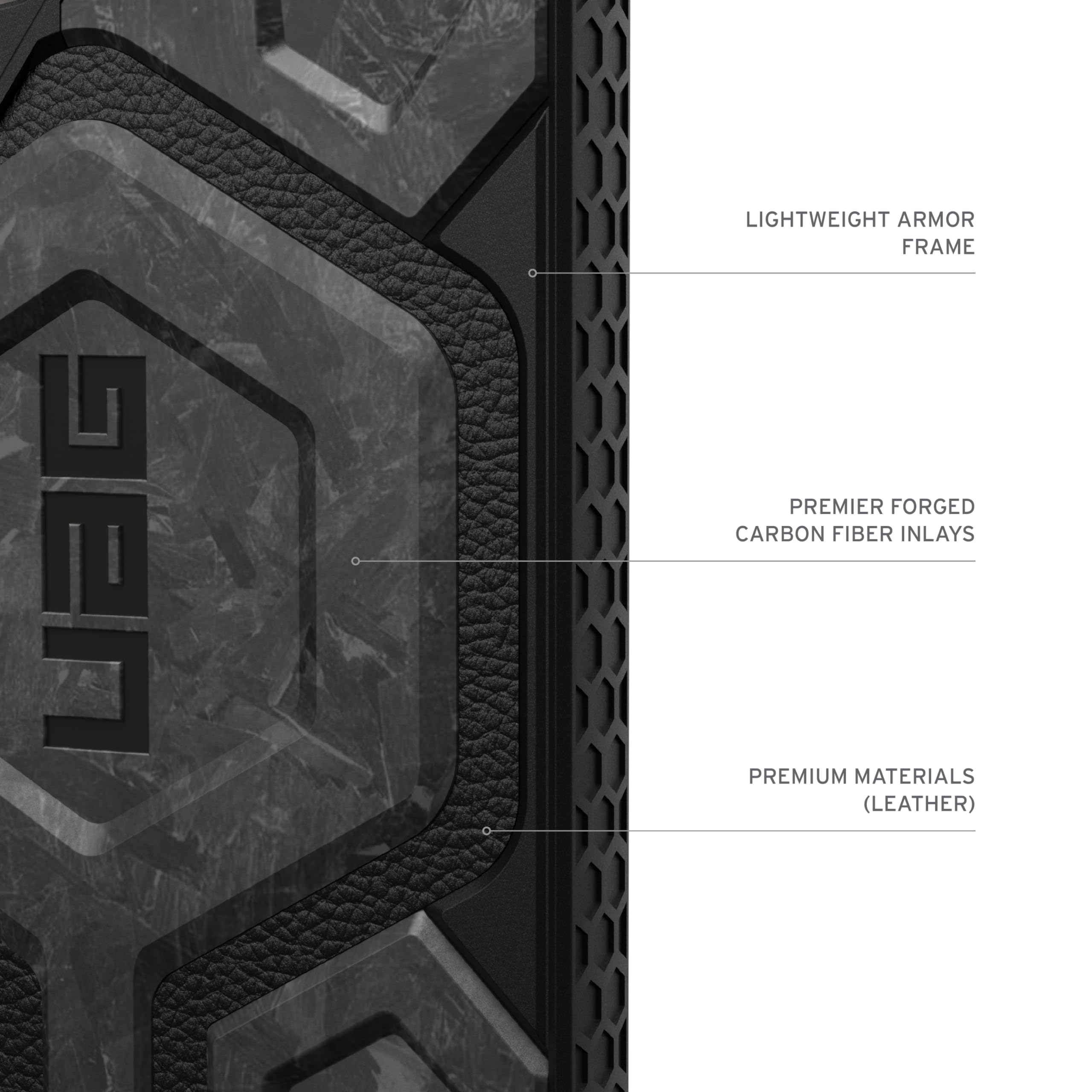 URBAN ARMOR GEAR UAG Monarch Pro Forged Carbon Fiber Case for Samsung Galaxy S24 Ultra 6.8