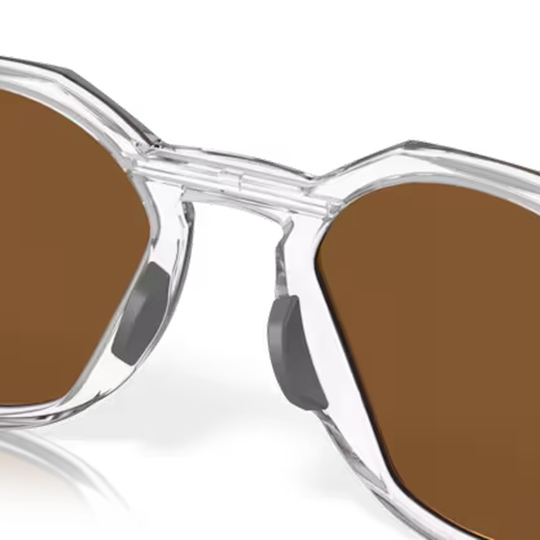 Oakley HSTN Metal Matte Clear/Prizm Violet Sunglasses 0OO9279 927902 - Stylish UV Protection for Outdoor Sports & Driving