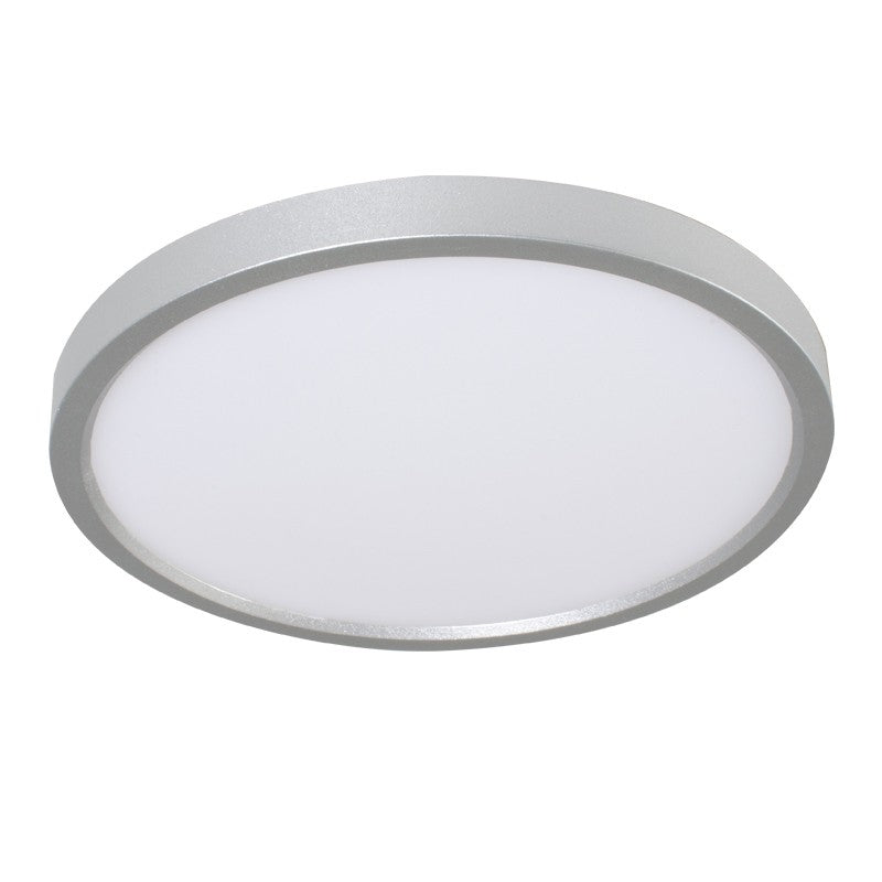 Rainbow Lighting EGRF0609L30D1SN 6PK - 6-Pack Small Round Edge LED Surface Mount Lights in Satin Nickel Finish - Perfect for Under Cabinet, Shelf, and Stair Lighting