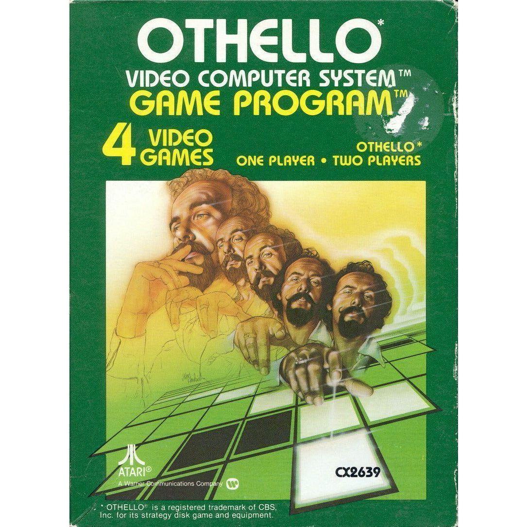 Vintage ATari 2600 Othello Game Cartridge - Classic Board Game for Retro Gaming Enthusiasts - Perfect for Nostalgic Game Nights & Collector's Display