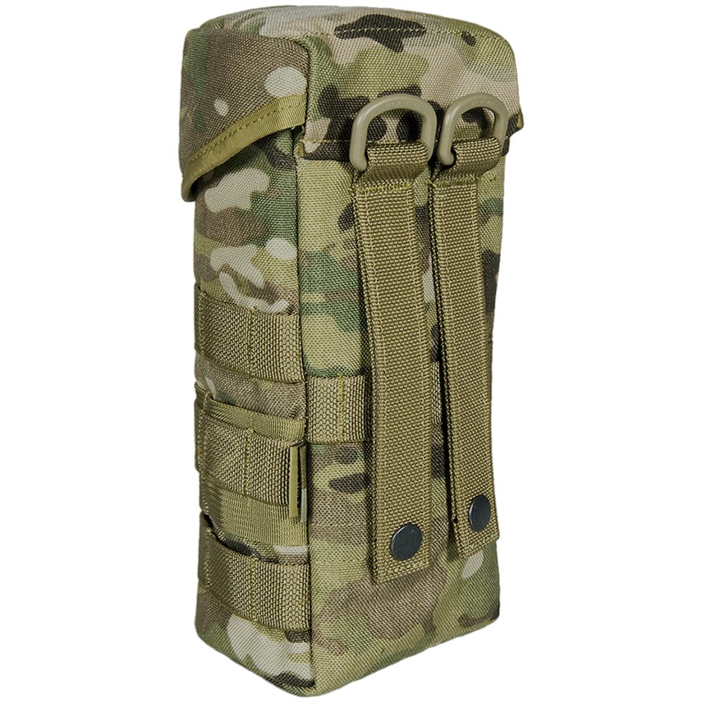 Tactical Vertical Bucket Bag with MultiCam Camouflage - Durable & Stylish for Outdoor Adventures, Hiking, and Everyday Use